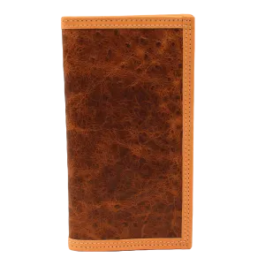 3D Belt Men's Rustic Brown  Print Leather Rodeo Wallet DW084