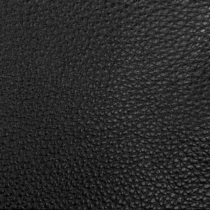 4oz (2mm) Heavy Pebble Cow Leather - Black (per square foot and hide)