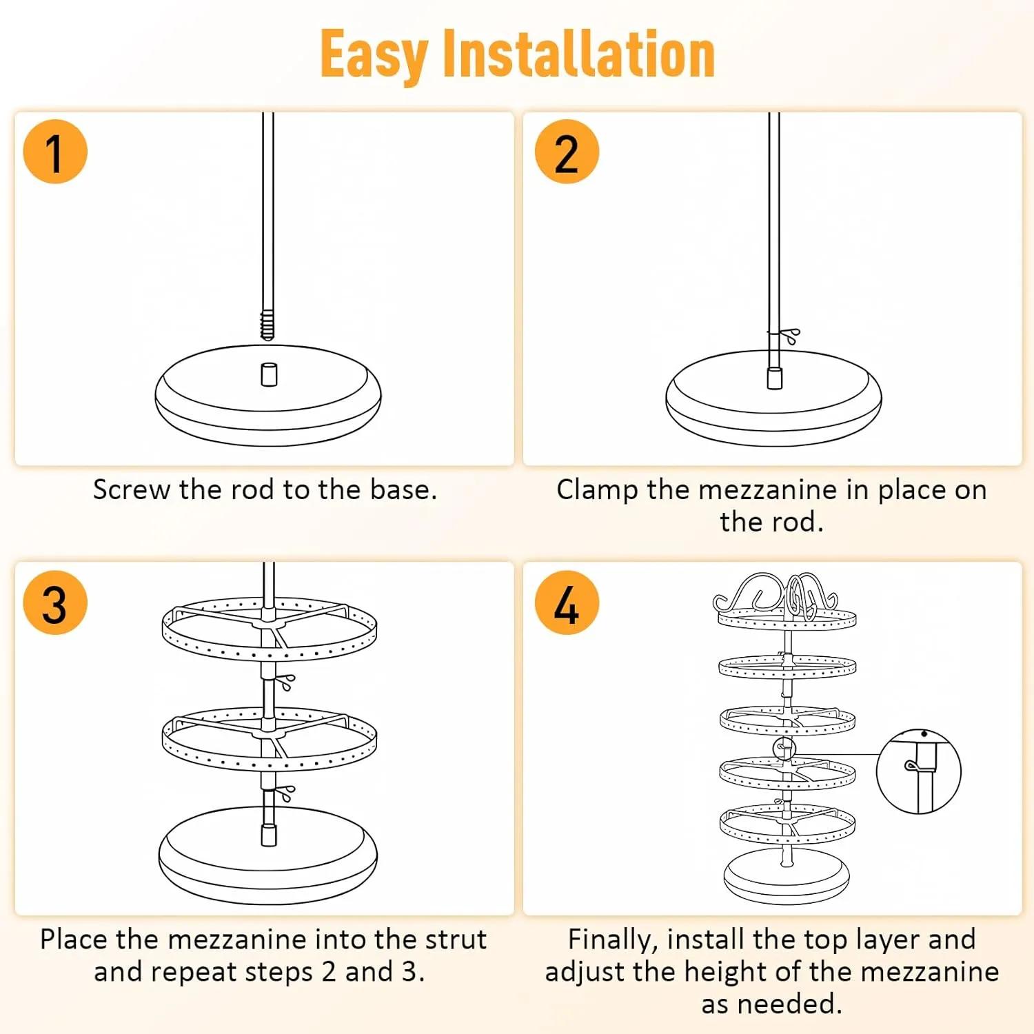 5 Tiers 360 Rotating Earring Holder Organizer Stand,220 Holes Stud Earring Organizers and StorageJewelry Organizers and Storage,Earring Tree Organizer for Women