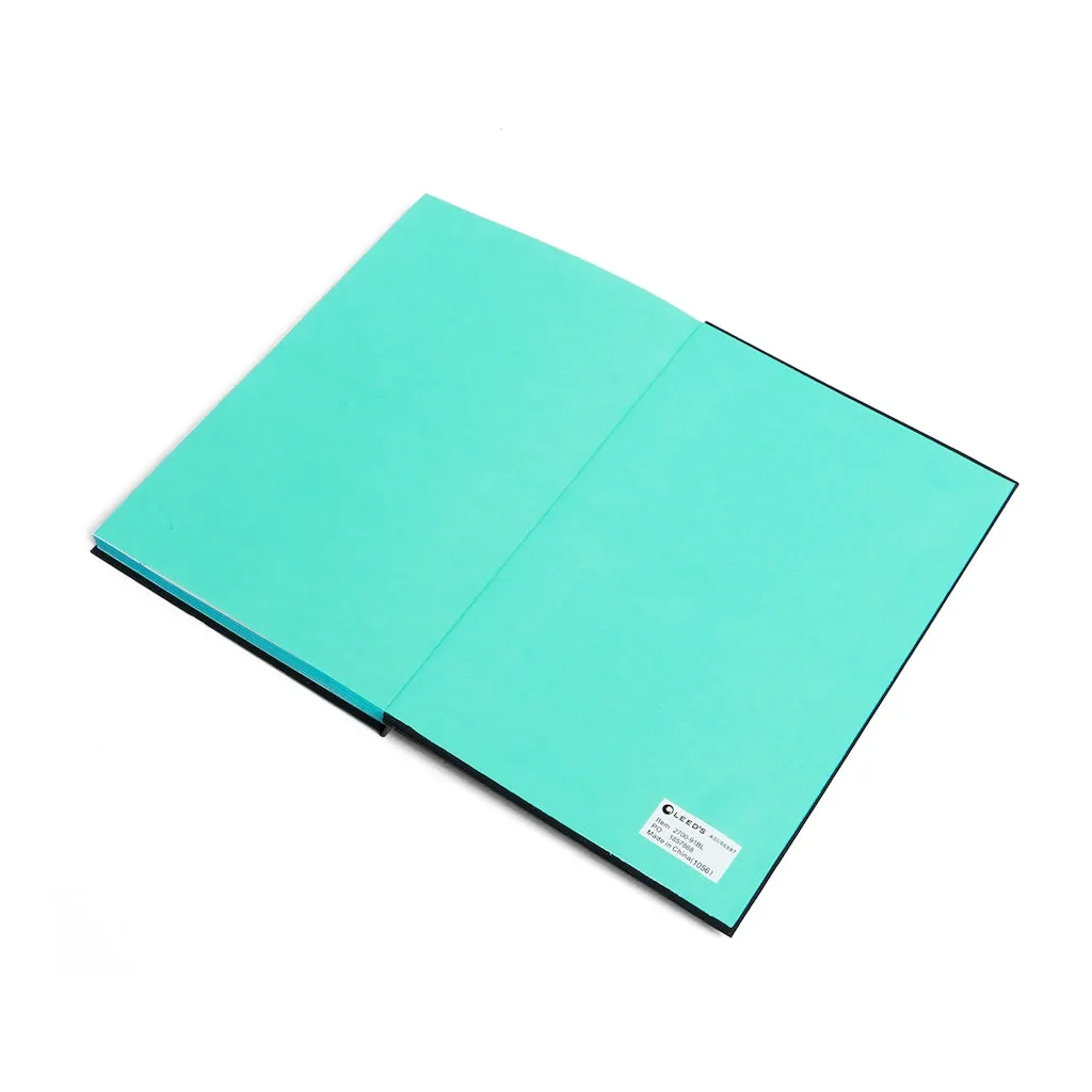 Affirmation Feminist Pro Choice Color Contrast Notebook & Journal - I Am Beautiful (White)