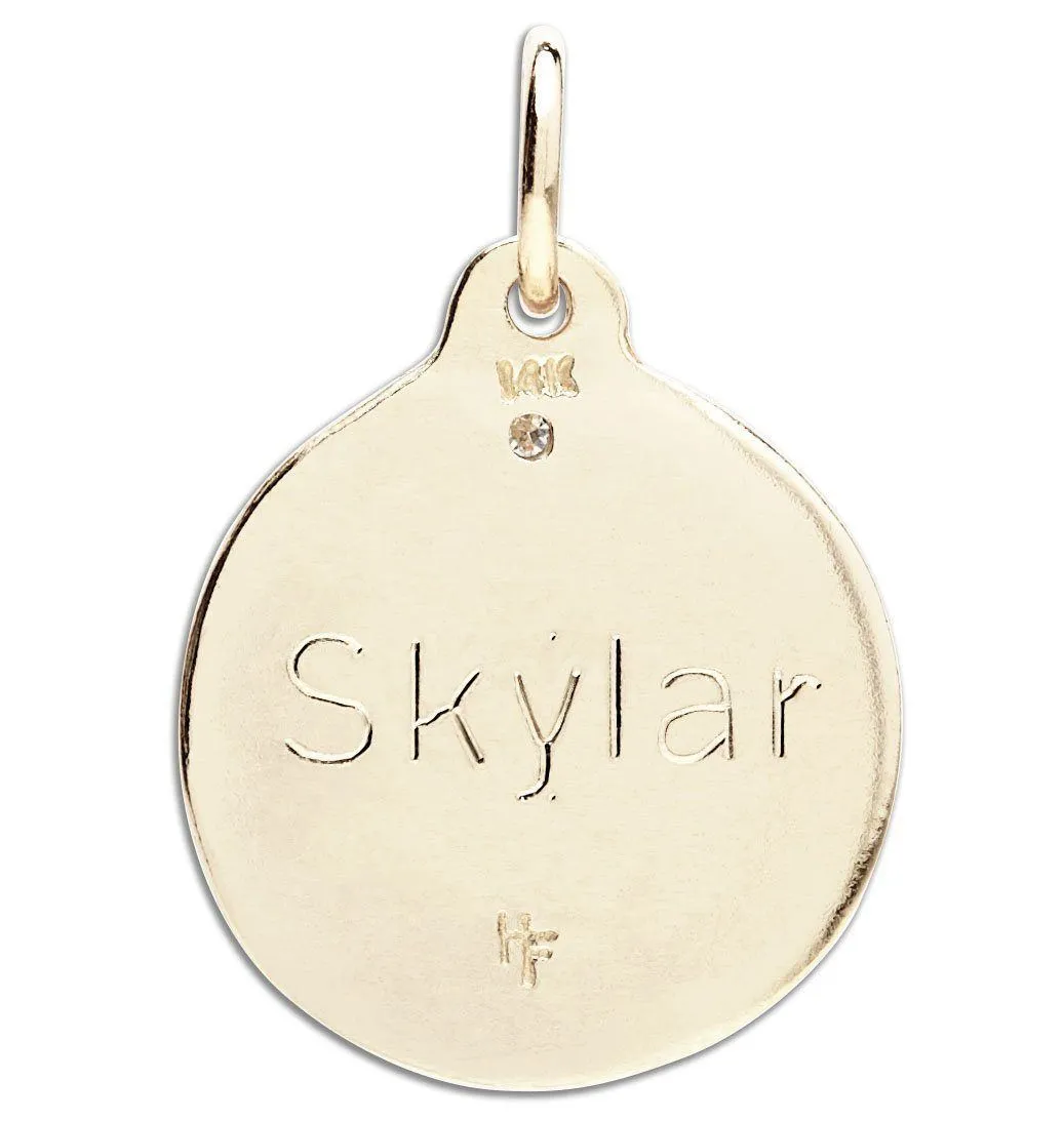Art Disk Charm