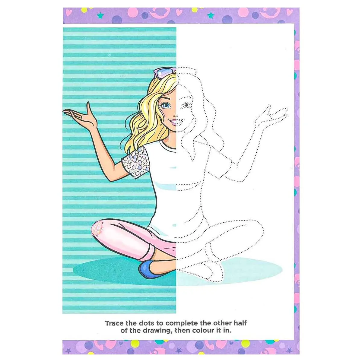 Barbie Sticker by Number Activity Book