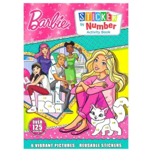 Barbie Sticker by Number Activity Book