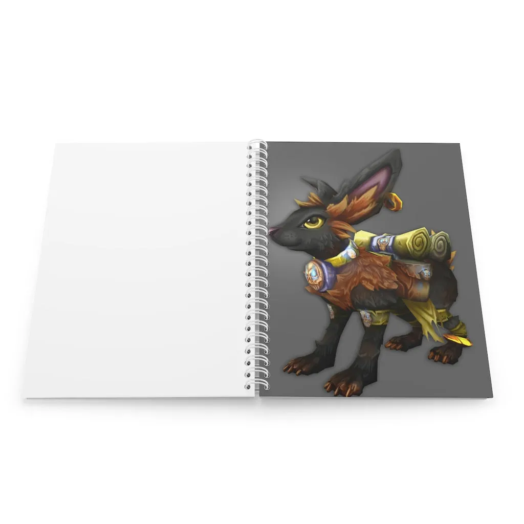 Black Amara Spiral Notebook