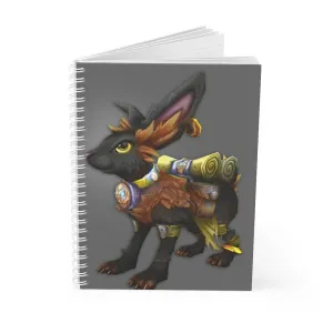 Black Amara Spiral Notebook