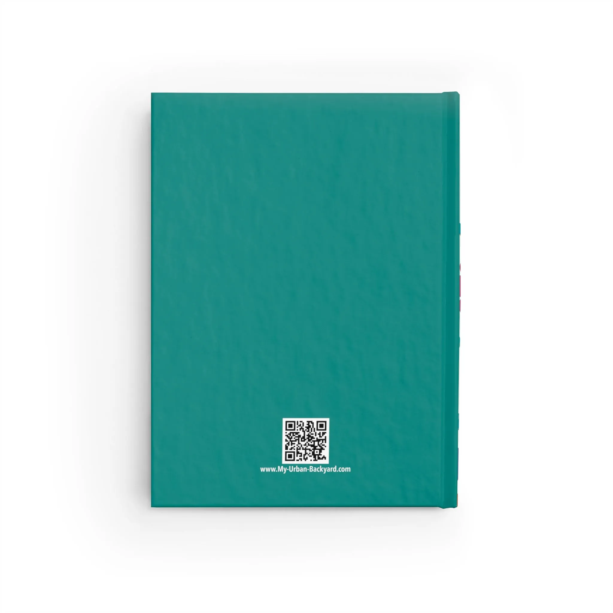Black Cat with Green Eyes & Flowers, Hardcover Notebook Journal - Write in Style