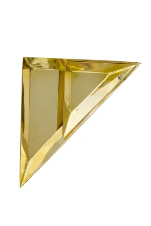 Brass Triangle Trays