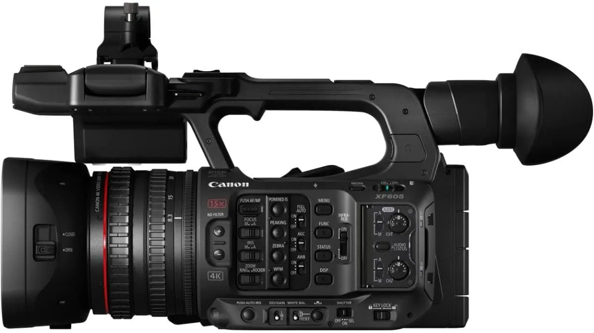 Canon XF605 UHD 4K HDR Pro Camcorder