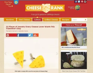 Cheese Wedge CUFFLINKS