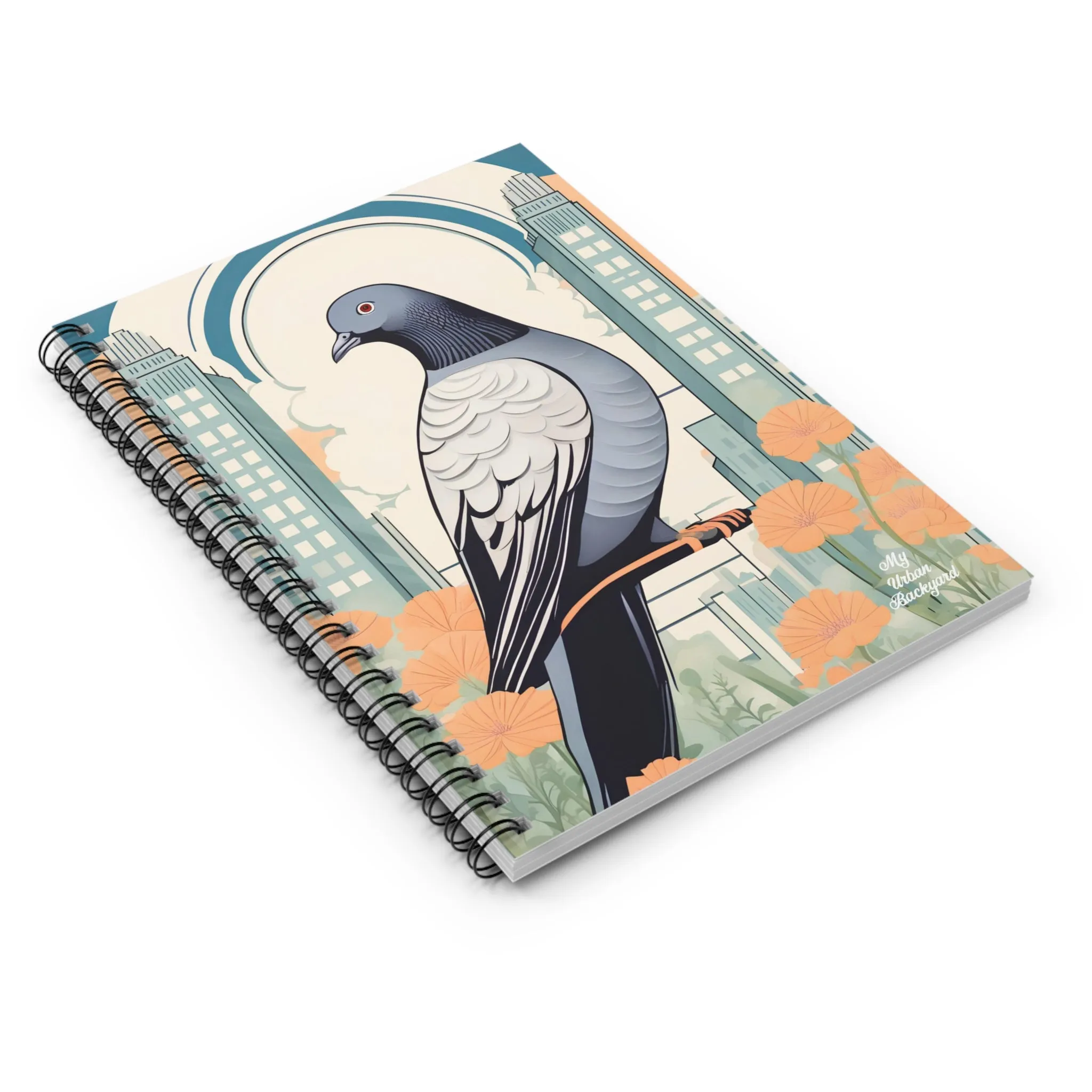 City Pigeon, Spiral Notebook Journal - Write in Style
