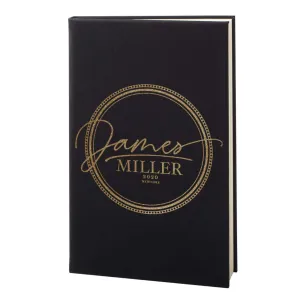 Custom Leather Notebook - Custom Engraved Notebook, Gift for Him, Her
