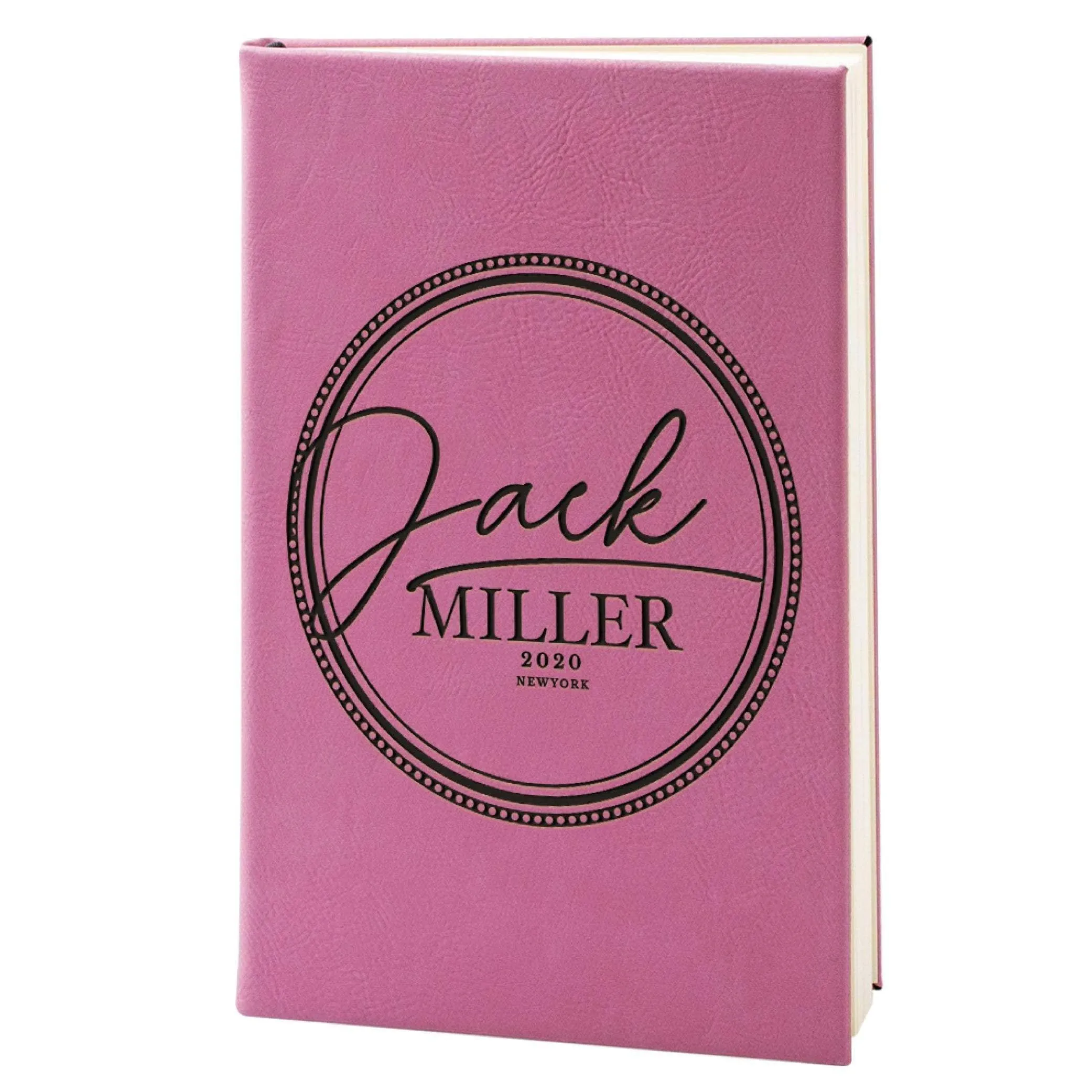 Custom Leather Notebook - Custom Engraved Notebook, Gift for Him, Her