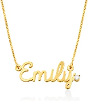 Custom Name Necklace for Women Men Necklace Name Customize Gift for Girlfriend Boyfriend Birthday Gift for Mom (Name Necklace)
