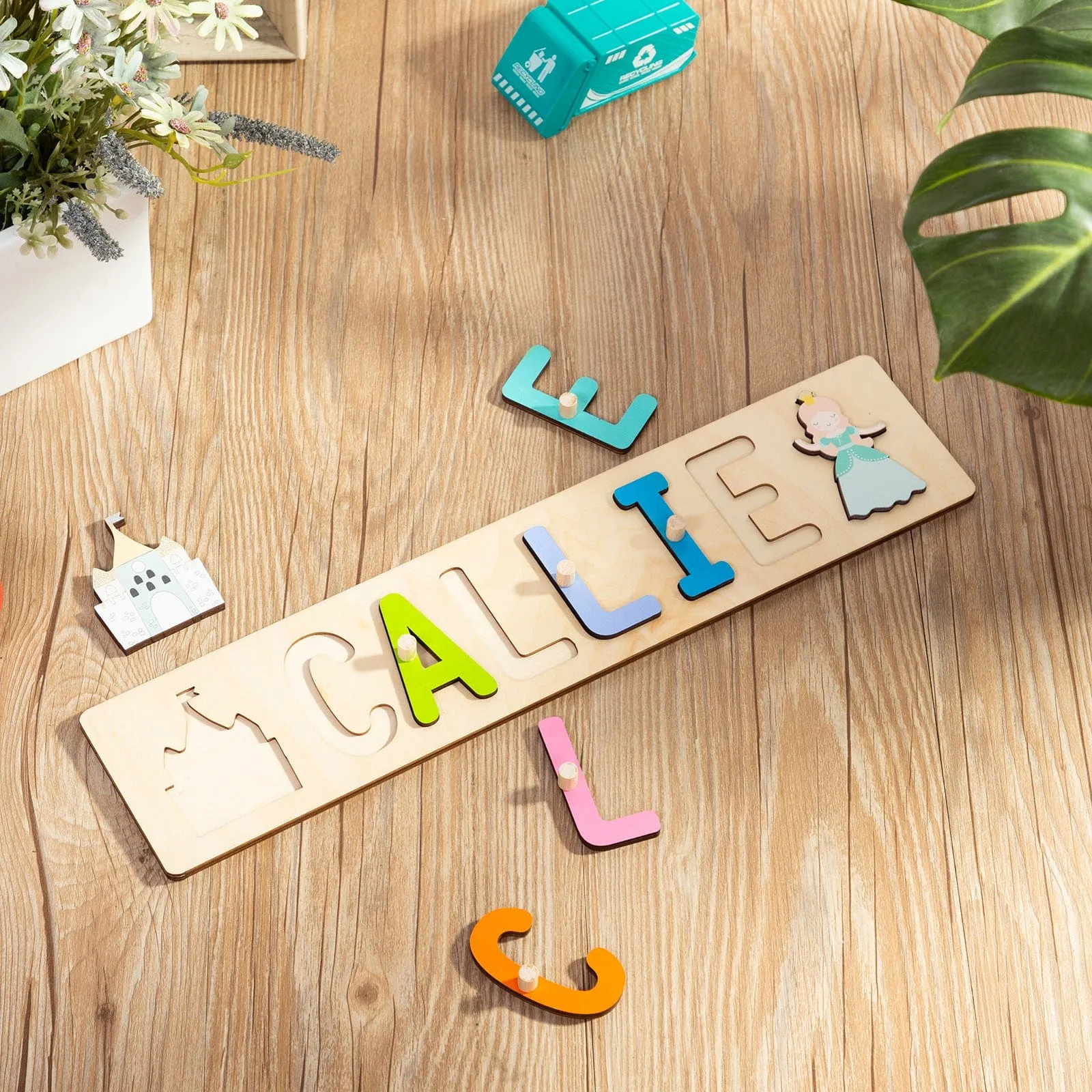 Custom Wooden Name Puzzle