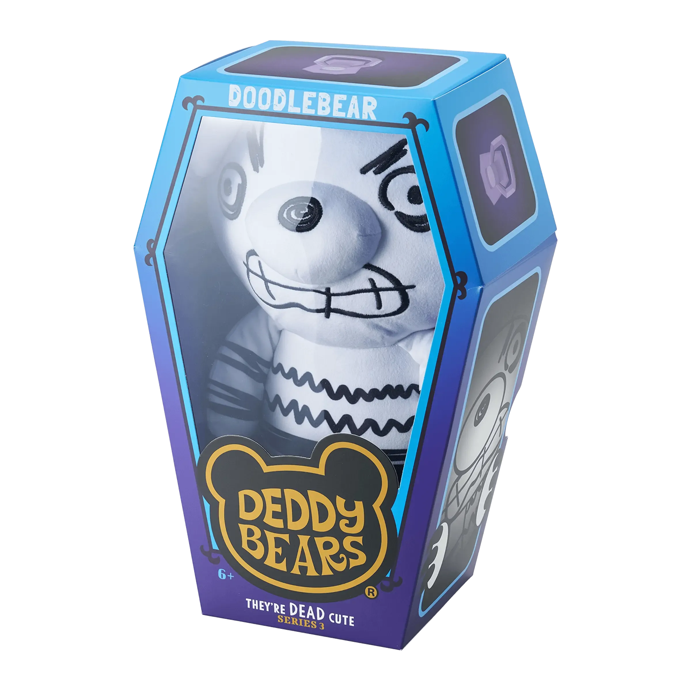'Doodlebear', Large Plush In Coffin, Series 3, 30cm Height