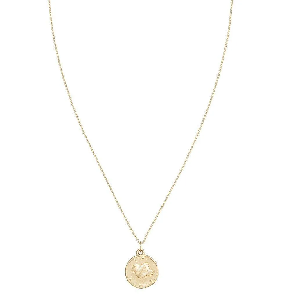 Dove Coin Charm