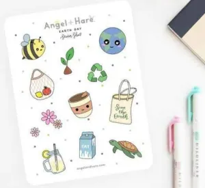 Earth Day Sticker Sheet