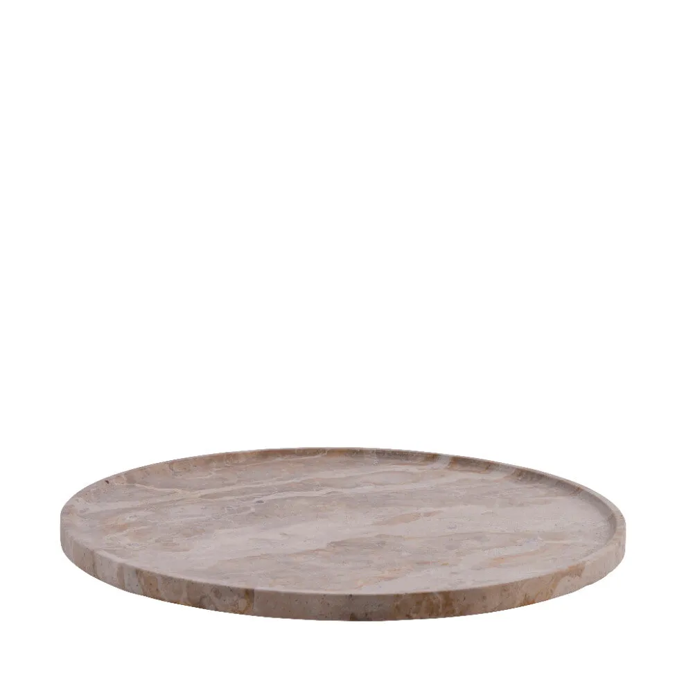 Ellia tray Ø40 cm. linen