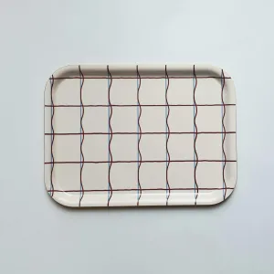 'Frequency' Tray | 20 x 27cm | Birchwood Veneer | by Elly Vvaller