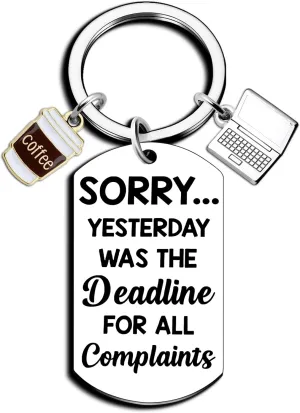 Funny Keychain for Women Men Boss Teacher Principal Appreciation Gifts Coworker Boss Lady Gifts Coworker Keychain