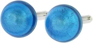 Glass Of Venice Murano Glass Venetian Dream Cufflinks - Aqua Blue