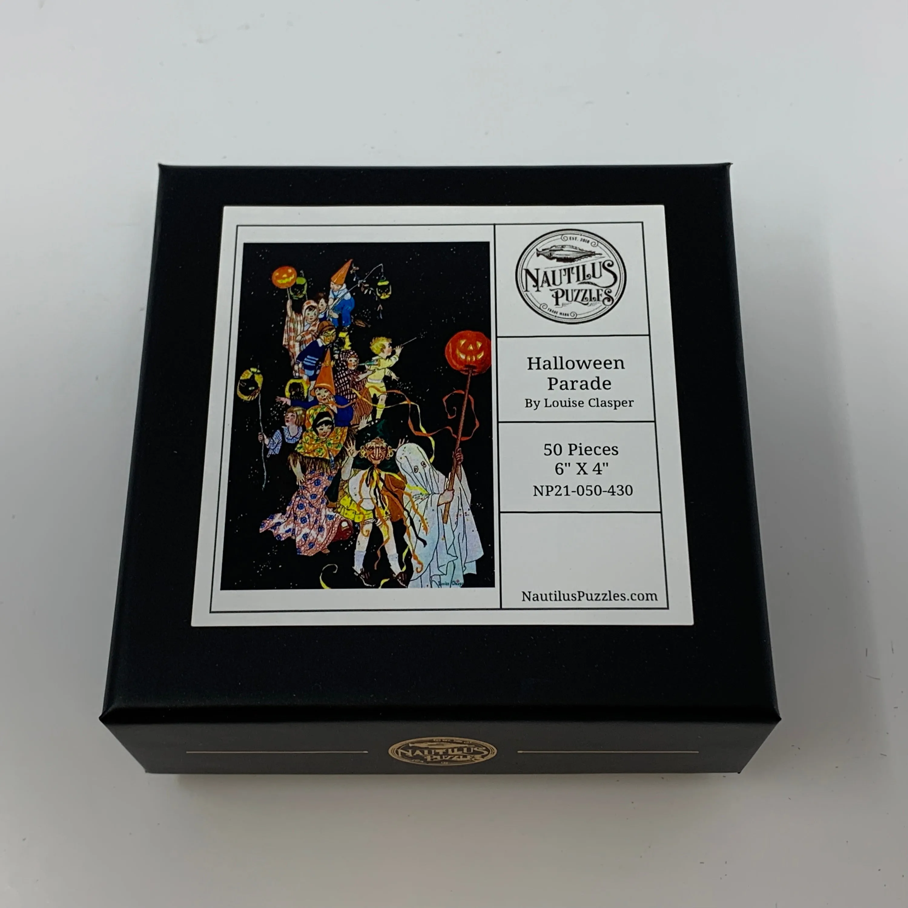 Halloween Parade (50 Pieces) Mini Wooden Jigsaw Puzzle