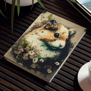 Hamster Portrait Hard Backed Journal