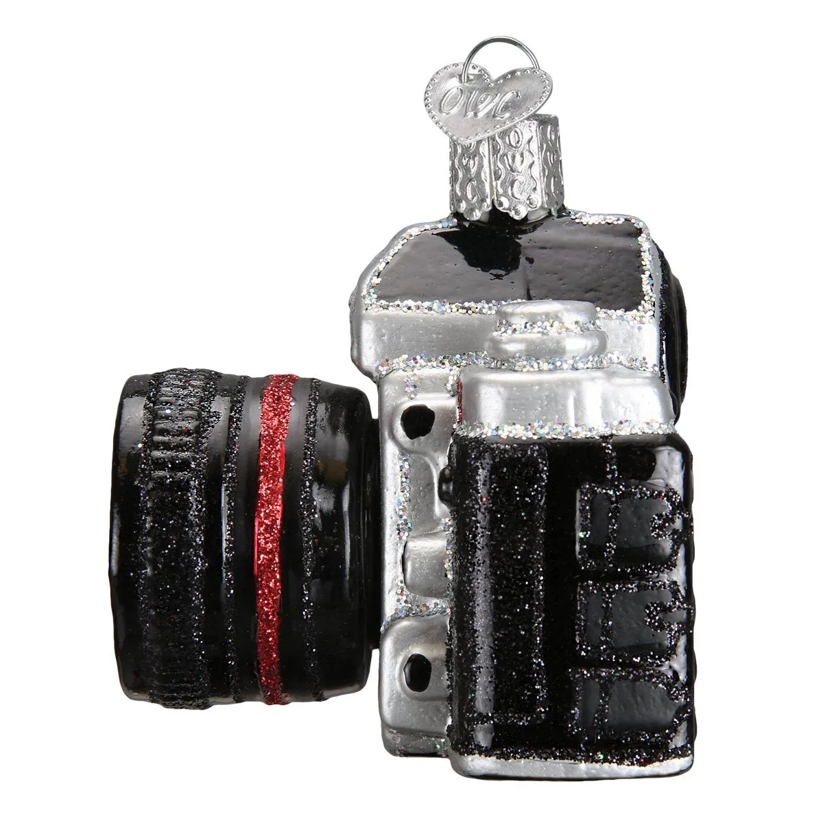 Handblown Glass Ornament - Camera