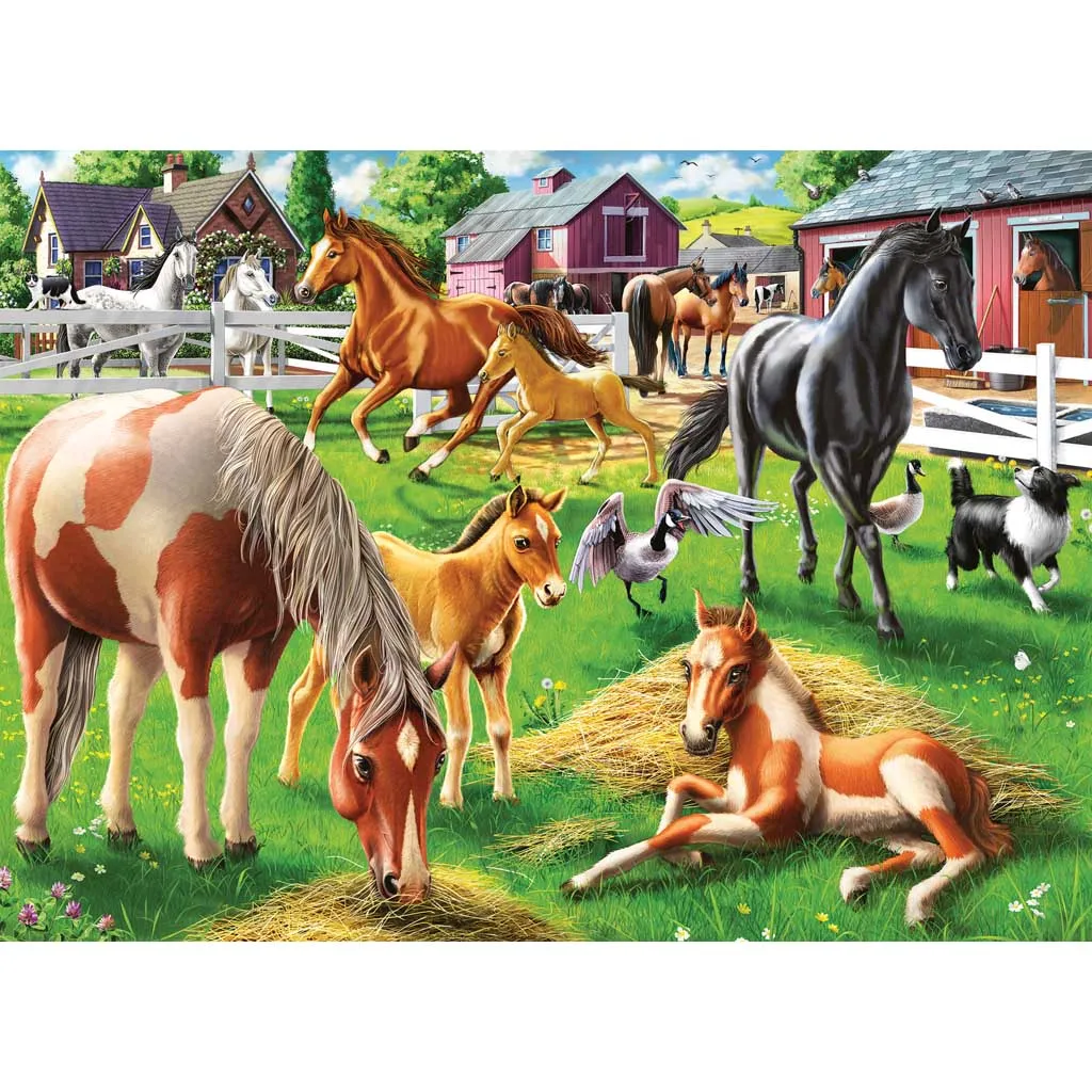 Happy Horses 60 Piece Puzzle