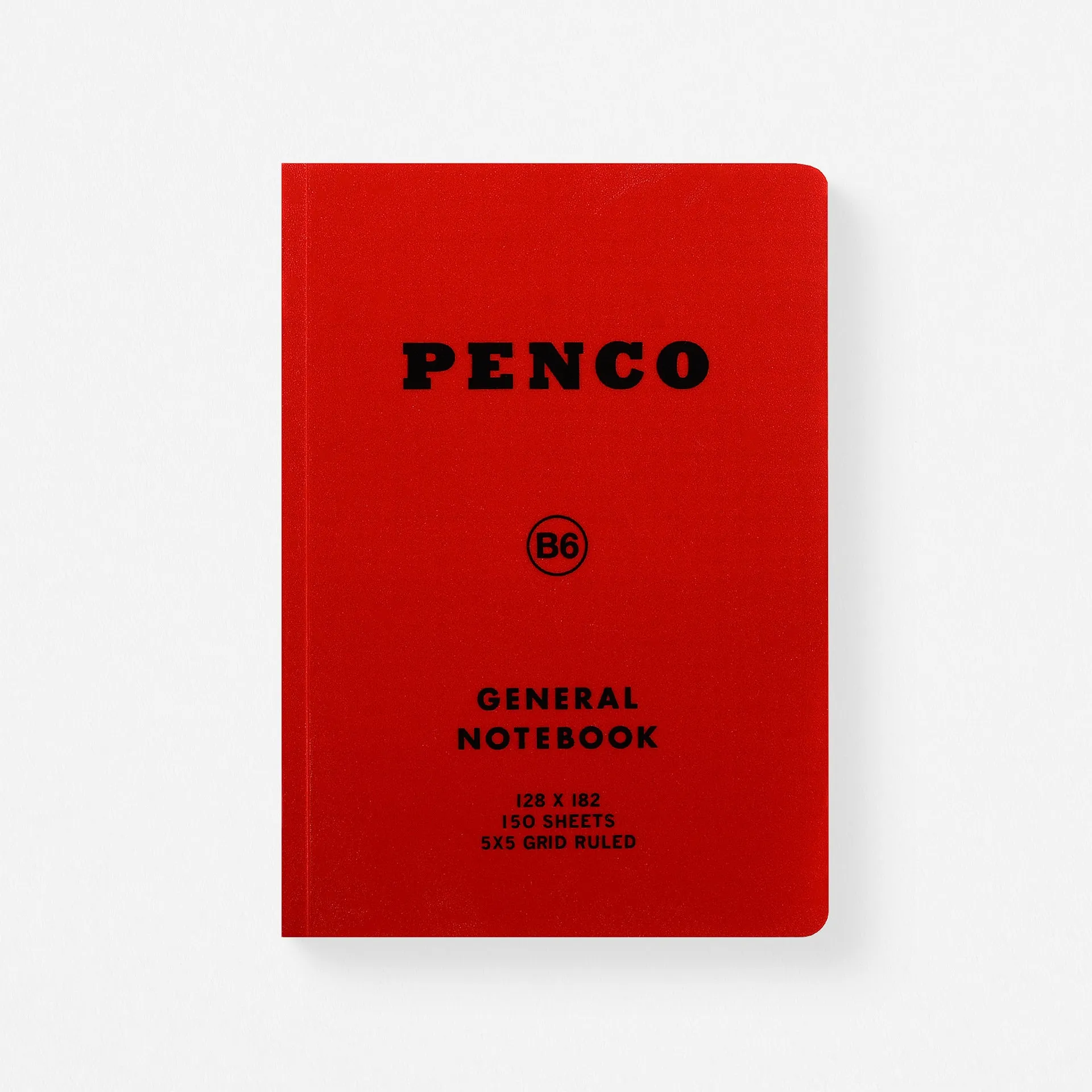 Hightide Penco General Notebook Grid B6 | 5 Colors