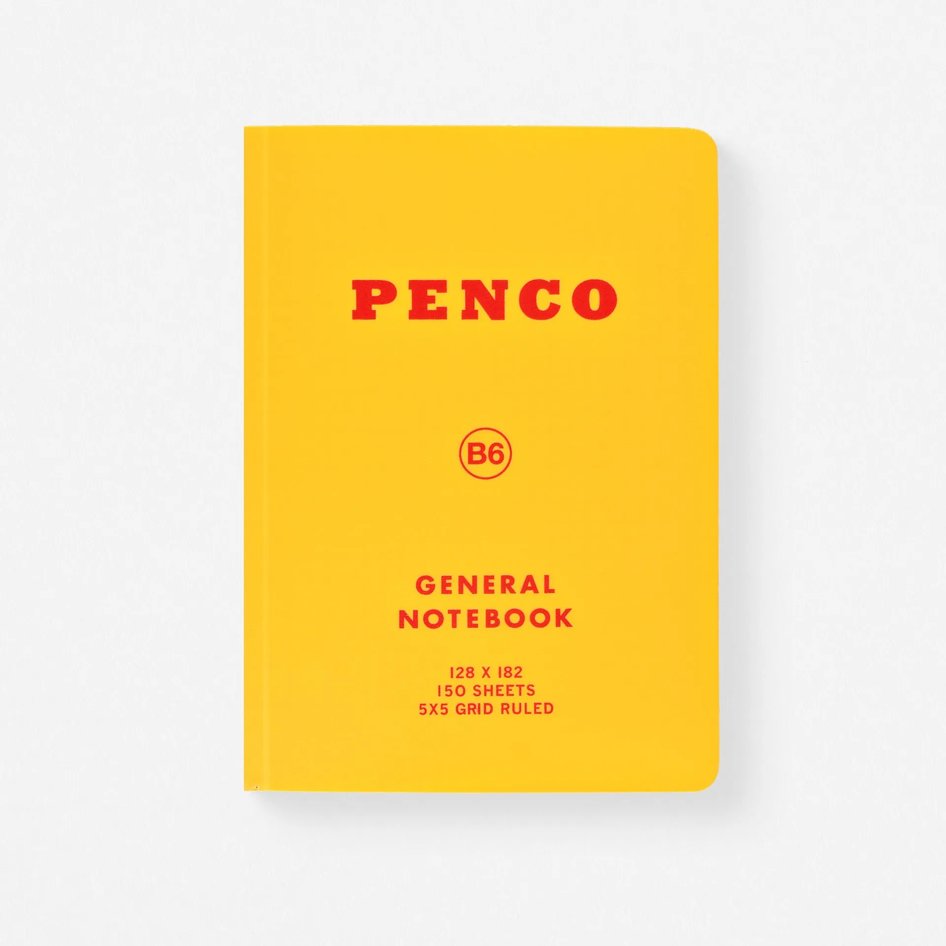 Hightide Penco General Notebook Grid B6 | 5 Colors