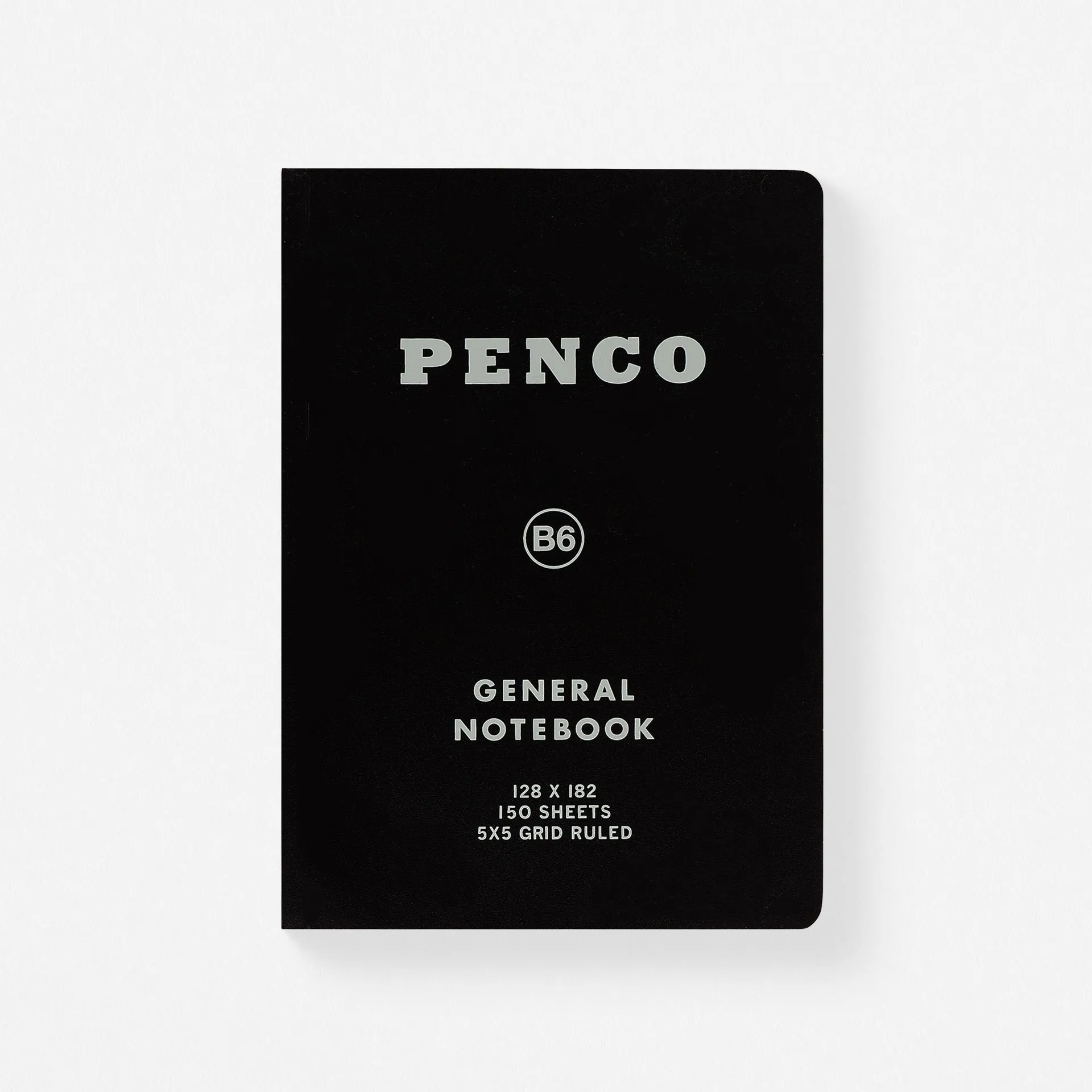 Hightide Penco General Notebook Grid B6 | 5 Colors