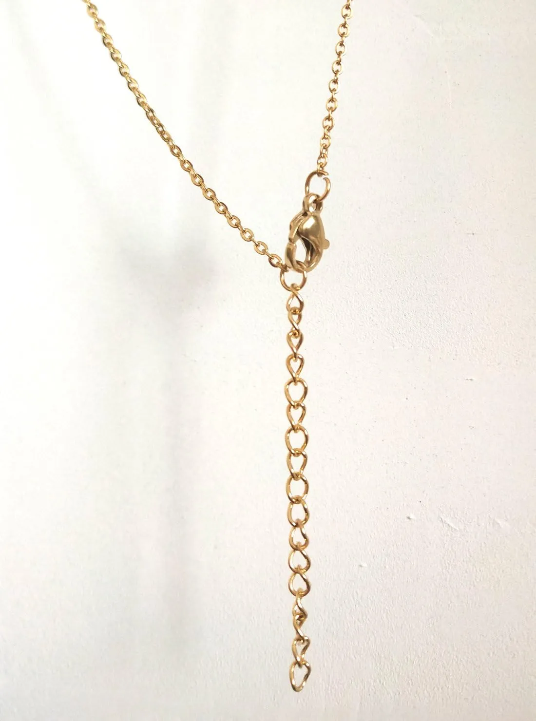 HUAN XUN Personalized Customized Name Initial Necklace Monogrammed Words Girl's Jewelry