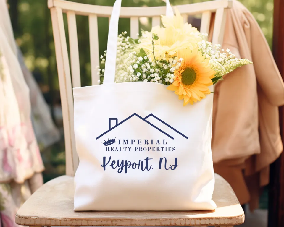 Imperial Realty Tote Bag, Logo