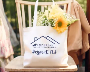 Imperial Realty Tote Bag, Logo