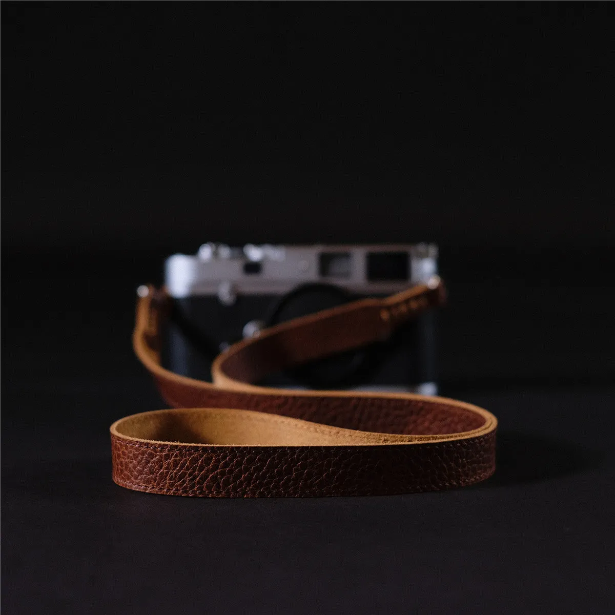 Italy Vegetable Tanning Cowhide Handmade DSLR Leather Camera Strap - LCS007／LCS008
