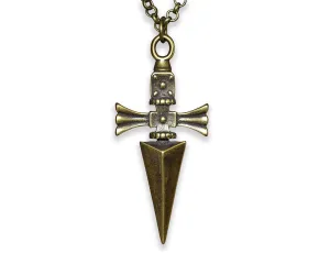 Judgement Chain Necklace Pendant Jewelry H x H Charm Big (brass)