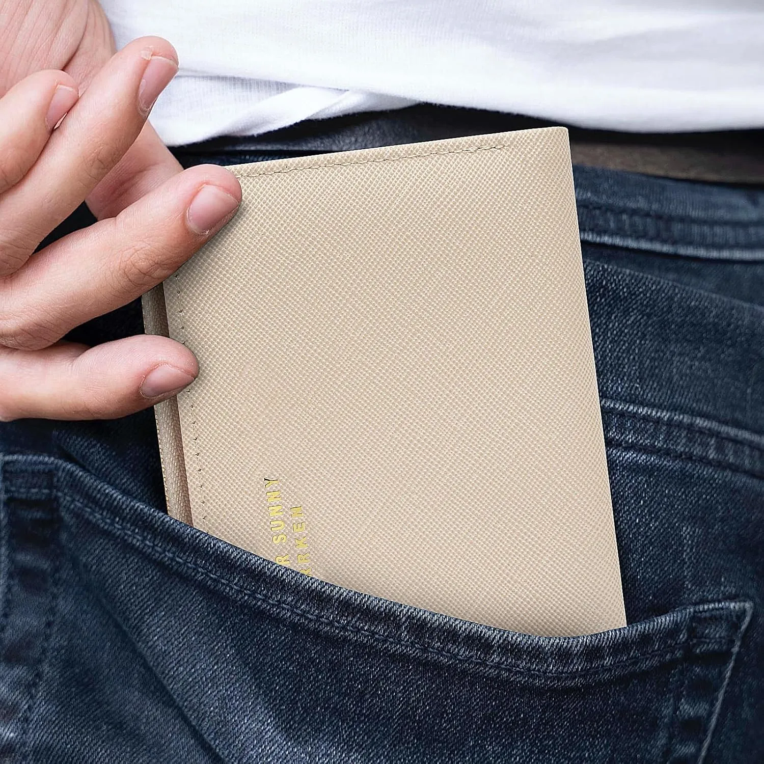 KOTORA Womens Slim Wallet Girls Thin Wallets Pretty Mini Long Card Holder Small Tiny Clutch Zip Purse Love Pendant Tassels Billfold (Beige)