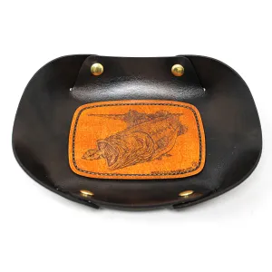 Leather Valet Tray - Large mouth bass - Gulp