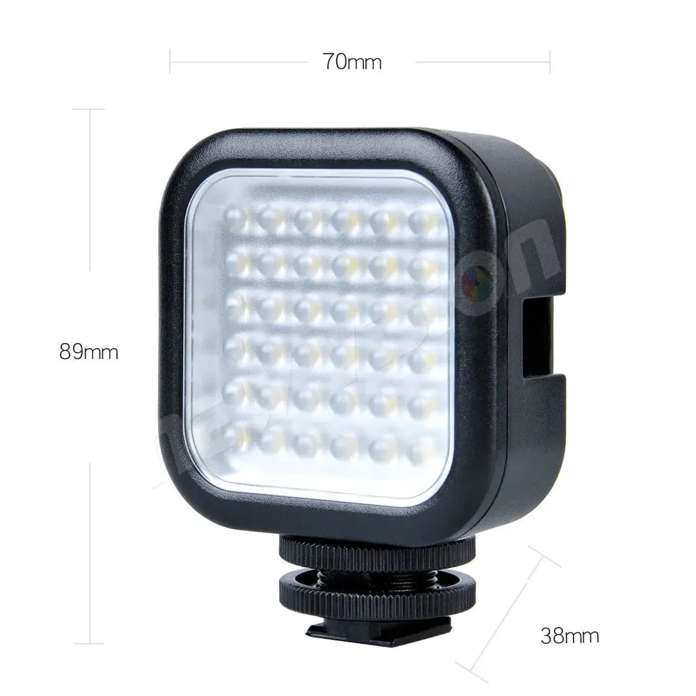 LED36 5500 - 6500K Camera Led Lighting SLR LED36 Video Light Outdoor Photo Light for for DSLR Camera Camcorder mini DVR
