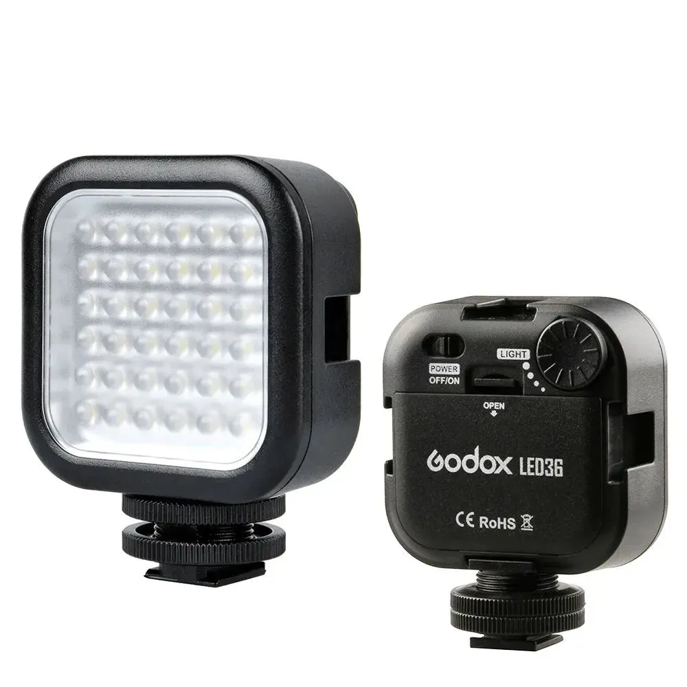 LED36 5500 - 6500K Camera Led Lighting SLR LED36 Video Light Outdoor Photo Light for for DSLR Camera Camcorder mini DVR