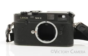 Leica M4-2 Black 35mm Rangefinder Camera -Nice-