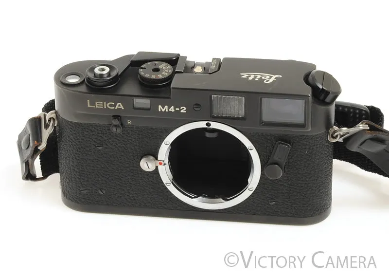Leica M4-2 Black 35mm Rangefinder Camera -Nice-