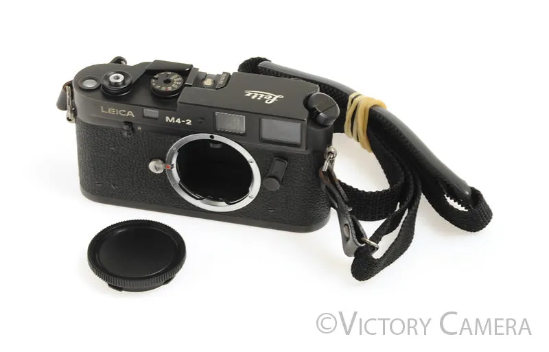 Leica M4-2 Black 35mm Rangefinder Camera -Nice-