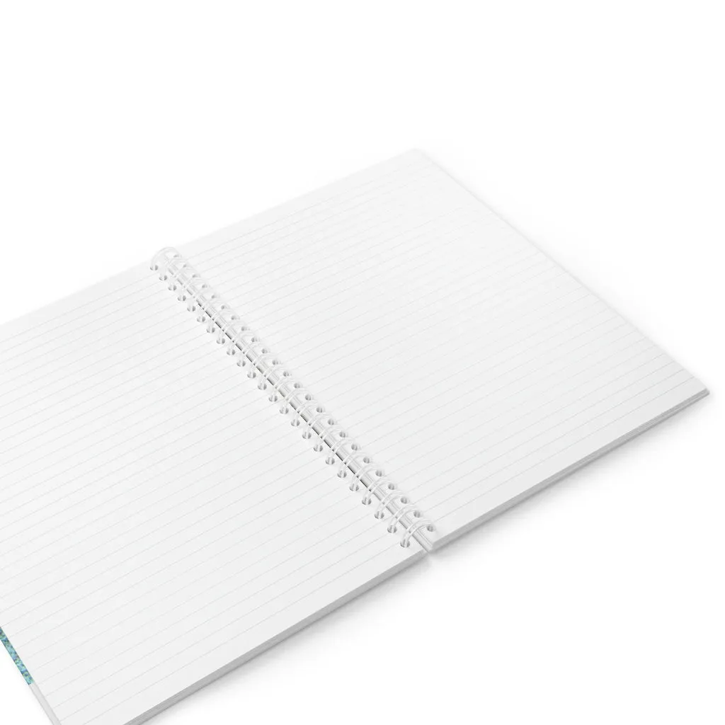 Light Blue Fish Spiral Notebook