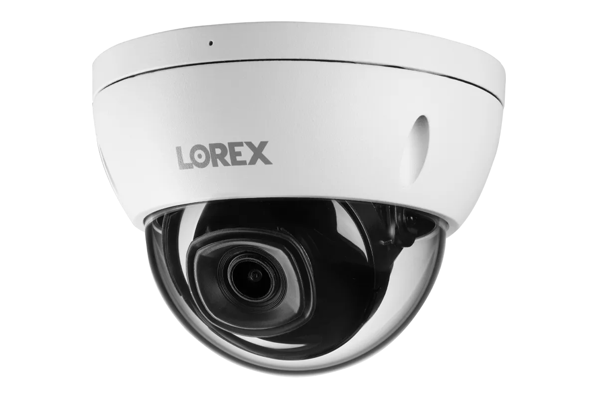 Lorex A10 IP Wired Dome Security Camera with Listen-In Audio and IK10 Vandal Proof Rating