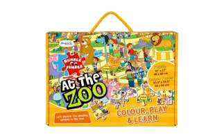 Majestic Book Club At The Zoo Fun and Educational Floor Puzzle