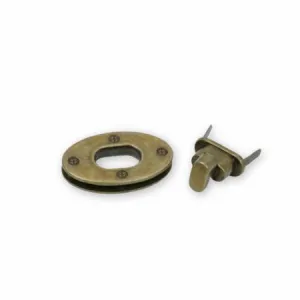 Medium Classic Turn Lock Antique - Sallie Tomato