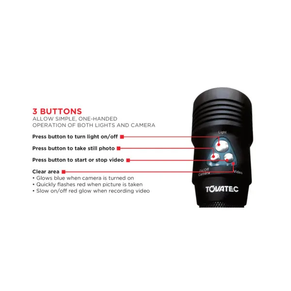 MERA Dive Light & Built In Camera
