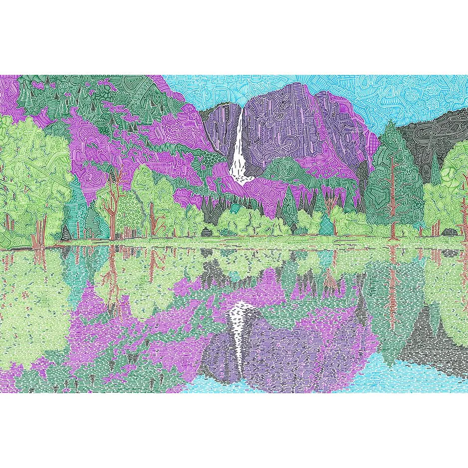 Micro Puzzle - Yosemite Falls